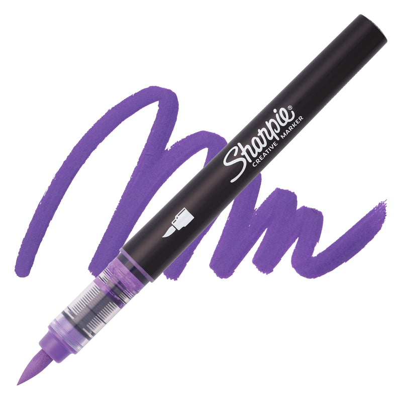Pennarello Marcatore Sharpie Acrylic Creative a Punta Brush Lilla