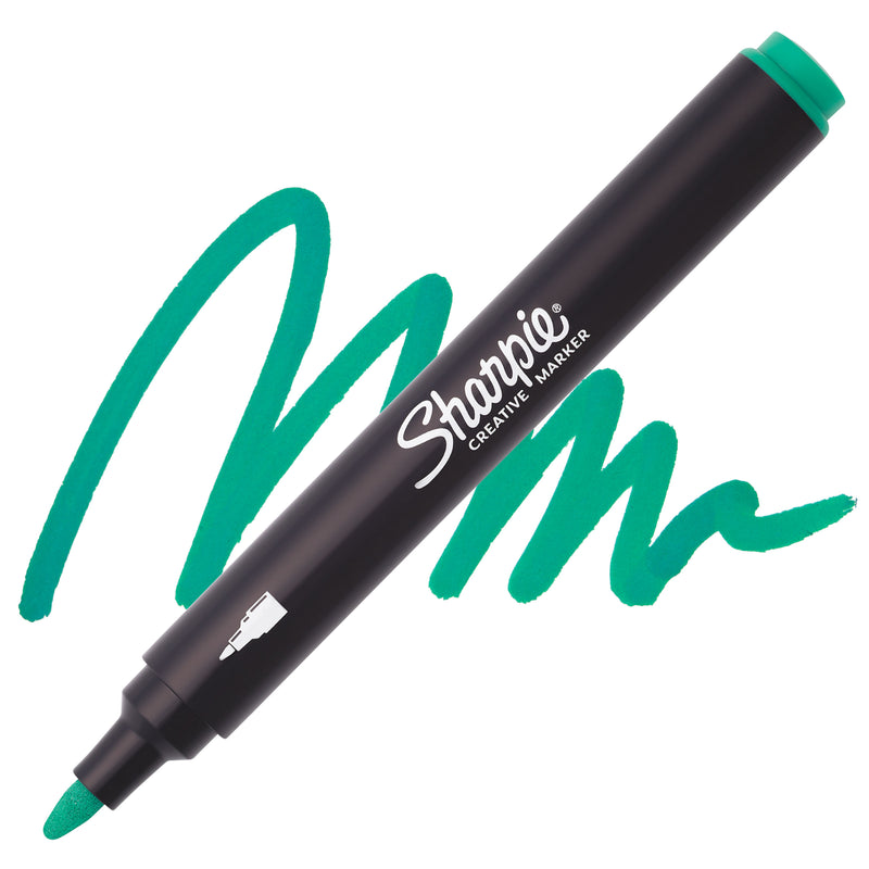 Pennarello Marcatore Sharpie Acrylic Creative a Punta Tonda Verde