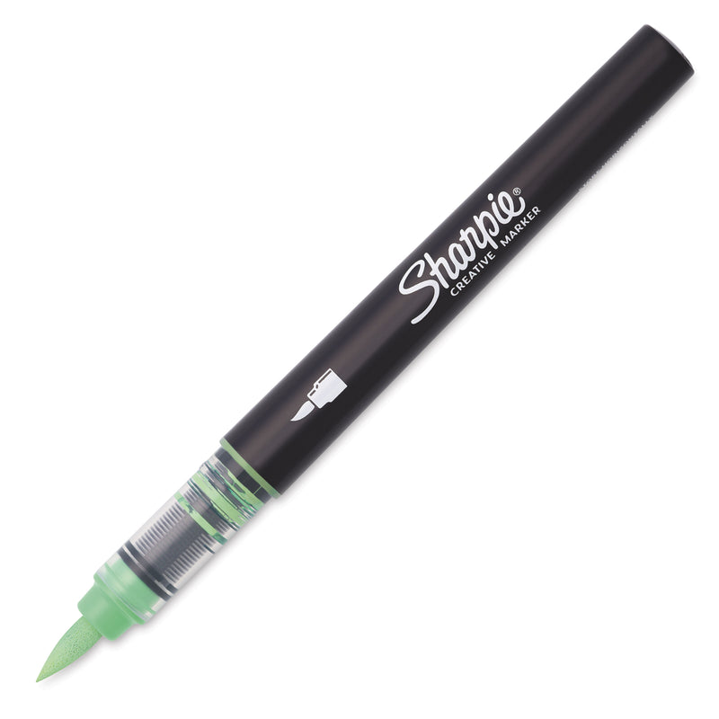 Pennarello Marcatore Sharpie Acrylic Creative a Punta Brush Verde Smeraldo