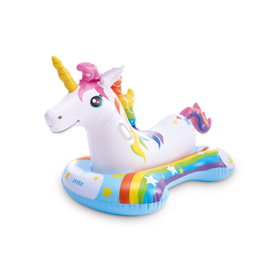 Cavalcabile Unicorno Arcobaleno Intex 163 x 86 cm