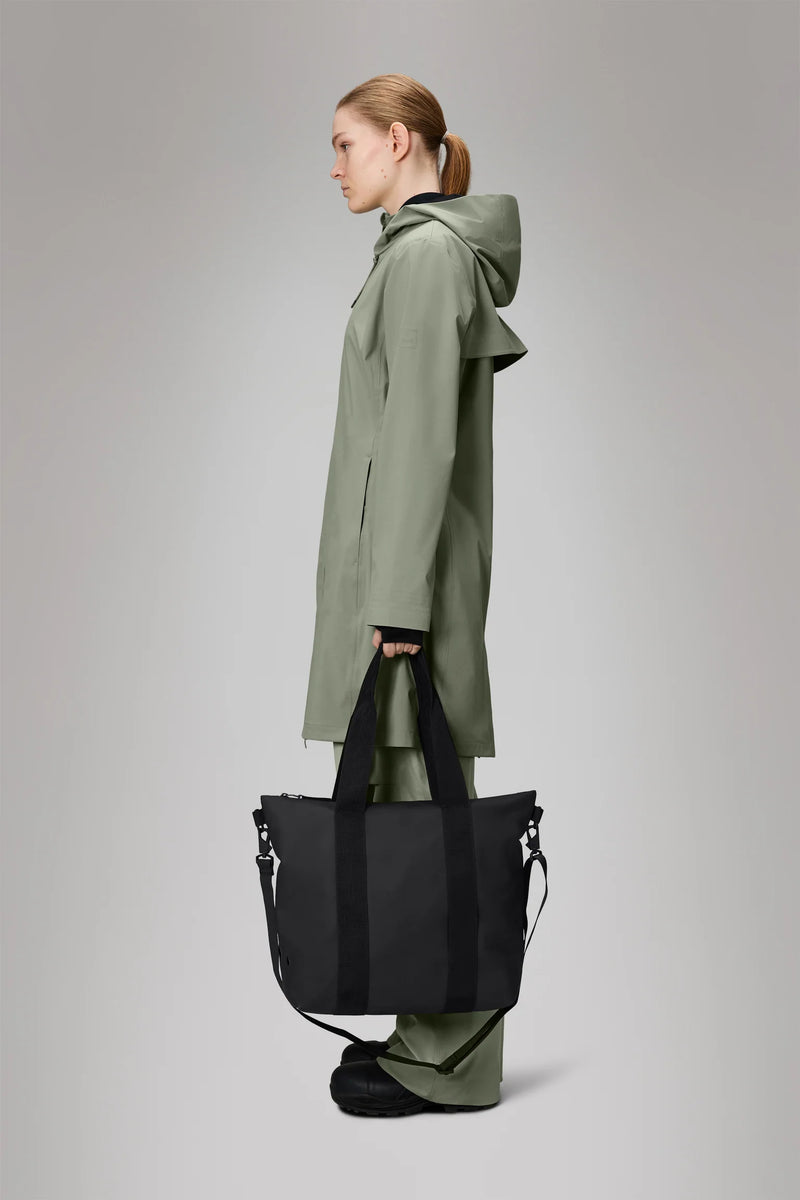 Borsa RAINS Tote Bag Mini Impermeabile W3 Black
