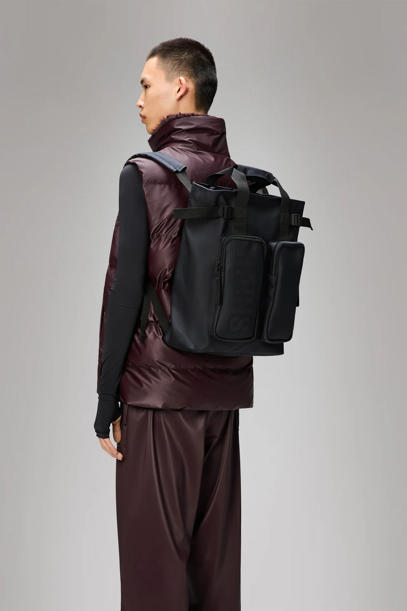 Zaino RAINS Texel Tote Backpack Impermeabile W3 Black