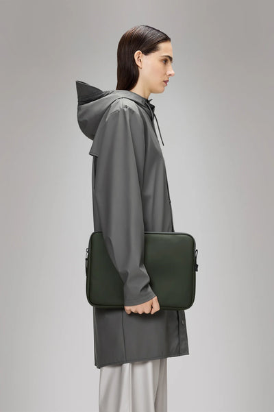 Porta PC RAINS Trail Laptop Case 13"/14" Impermeabile W1 Green