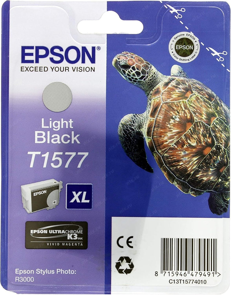 Cartuccia Originale Epson T1577 XL Nero Chiaro