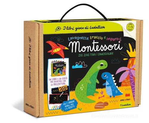 Gioco Educativo Dinosauri Lavagnette Double-Face con Gessetti