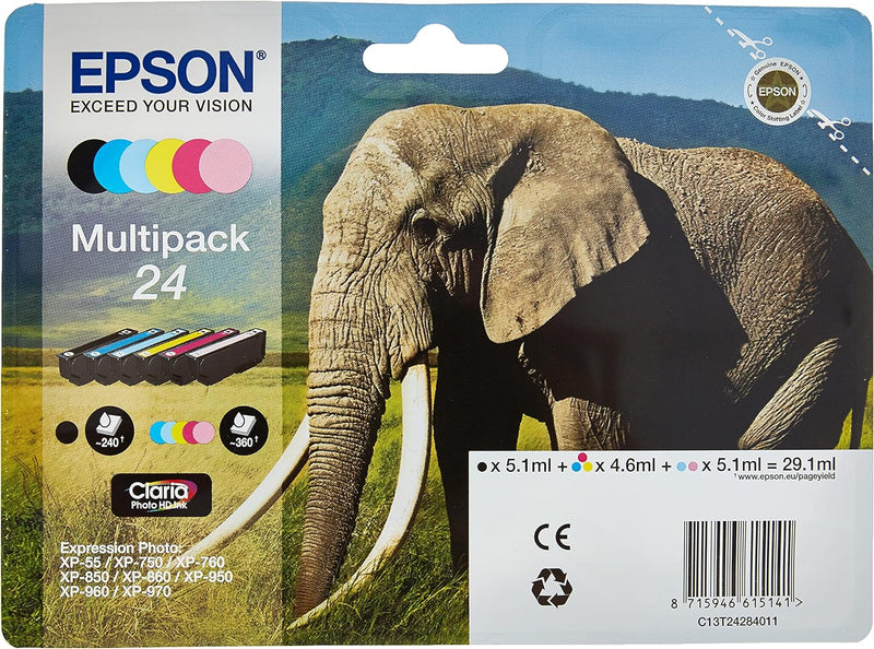 Multipack Cartuccia Originale Epson 24 - 6 pezzi