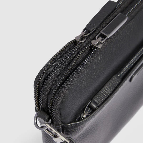 Pochette da Uomo Piquadro Modus Porta iPad®mini in Pelle con Polsiera Blu