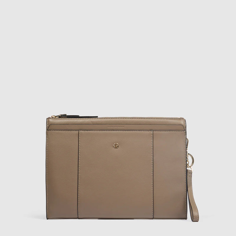 Pouch in Pelle Piquadro Circle Porta iPad® 11&