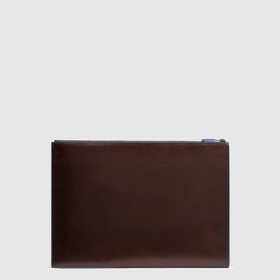 Pochette Piquadro Blue Square in Pelle Porta iPad®Pro 12,9'' Mogano