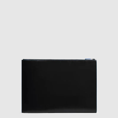 Pochette Piquadro Blue Square in Pelle Porta iPad®Pro 12,9'' Nero