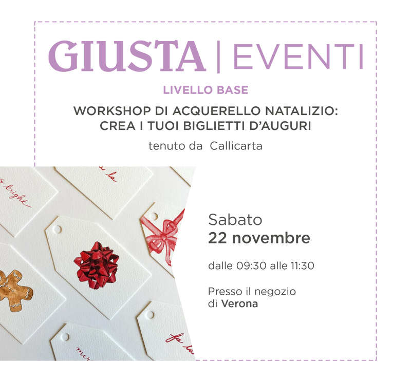Workshop Acquerello Natalizio: Crea i tuoi Biglietti d’Auguri </br><span style="color: 