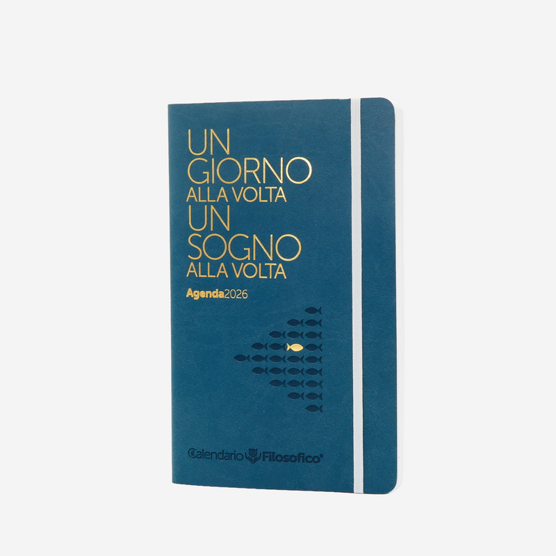 Agenda 12 Mesi Filosofica Giornaliera Intempo 2026 Media Verde 13 x 21 cm