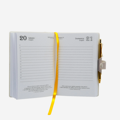 Agenda 12 Mesi Filosofica Giornaliera Intempo 2026 Piccola Fucsia 9 x 14 cm