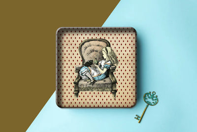 Svuotatasche Blue Shaker in Metallo Alice 15 x 15 cm