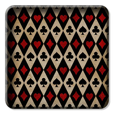 Svuotatasche Blue Shaker in Metallo Alice Cards Black 15 x 15 cm