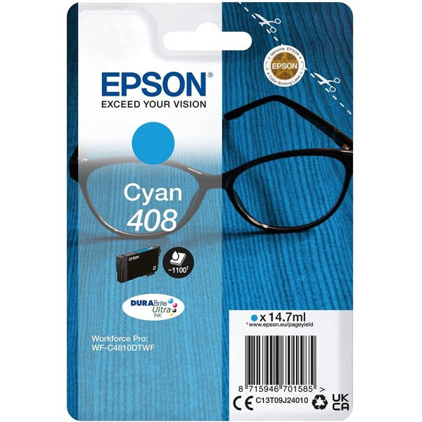 Cartuccia Originale Epson 408 Ciano