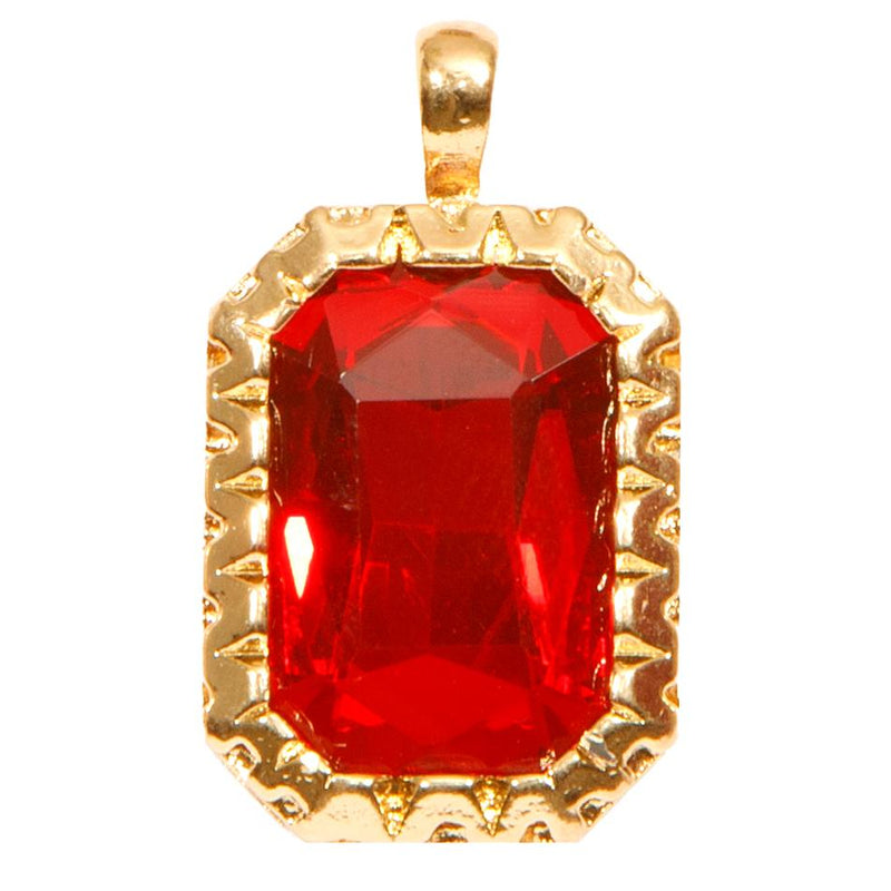 Spilla Gioiello Rosso 2,3 x 3 cm