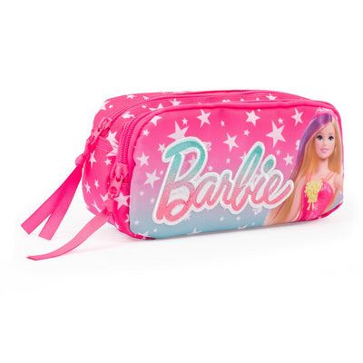 Astuccio Maxi Bustina 2 Zip Barbie