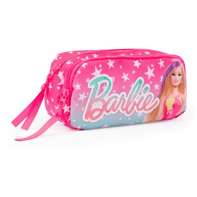 Astuccio Maxi Bustina 2 Zip Barbie