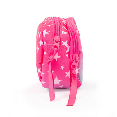 Astuccio Maxi Bustina 2 Zip Barbie