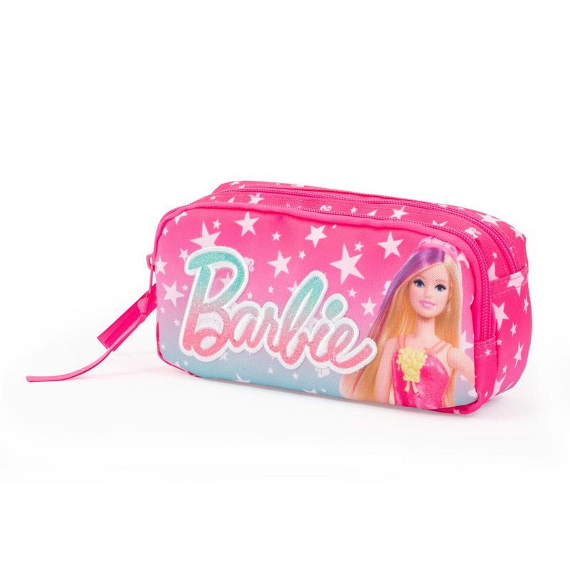 Astuccio Maxi Bustina 2 Zip Barbie