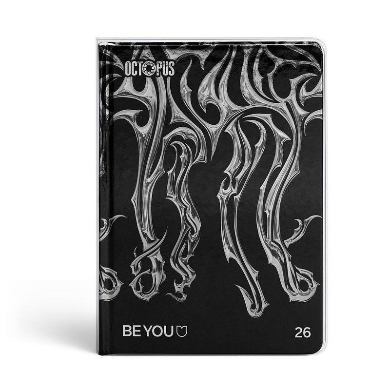 Diario 12 Mesi Be You Easy 25/26 Octopus Silver