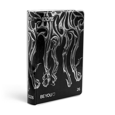 Diario 12 Mesi Be You Easy 25/26 Octopus Silver