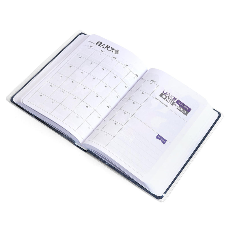 Diario 12 Mesi Be You Standard 25/26 Pattern Cosmic