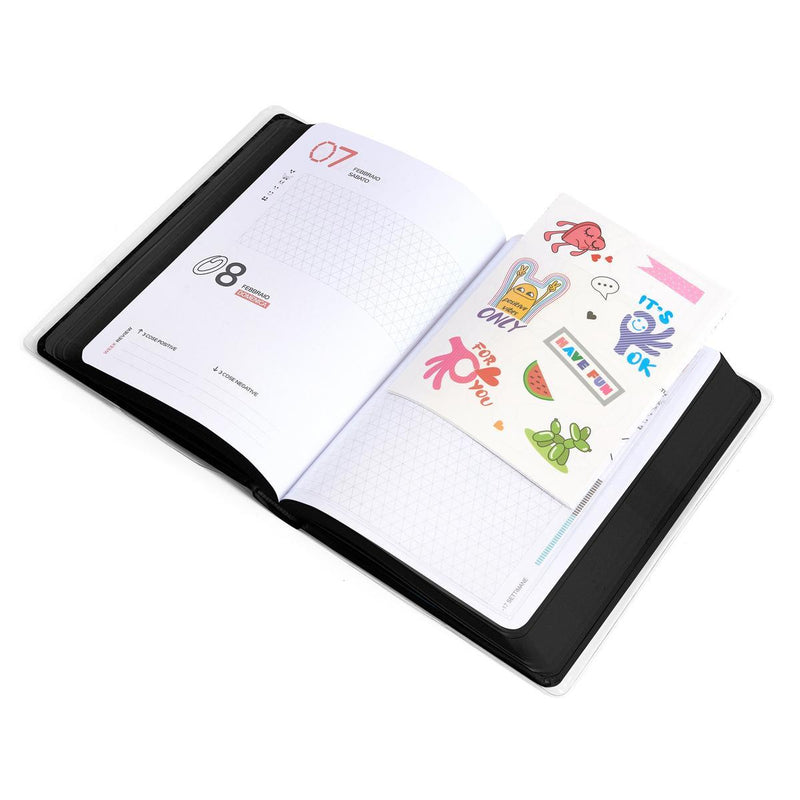 Diario 12 Mesi Be You Easy 25/26 Ultra Black