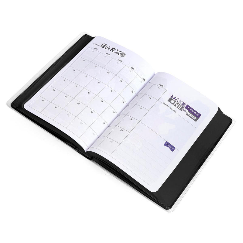 Diario 12 Mesi Be You Easy 25/26 Ultra Black
