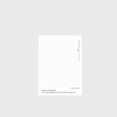 Blocco Note Appunto Filosofico Giallo 10 x 14 cm