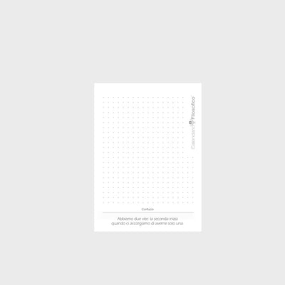Blocco Note Appunto Filosofico Blu 10 x 14 cm