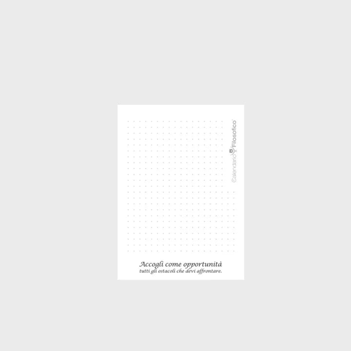 Blocco Note Appunto Filosofico Verde 10 x 14 cm