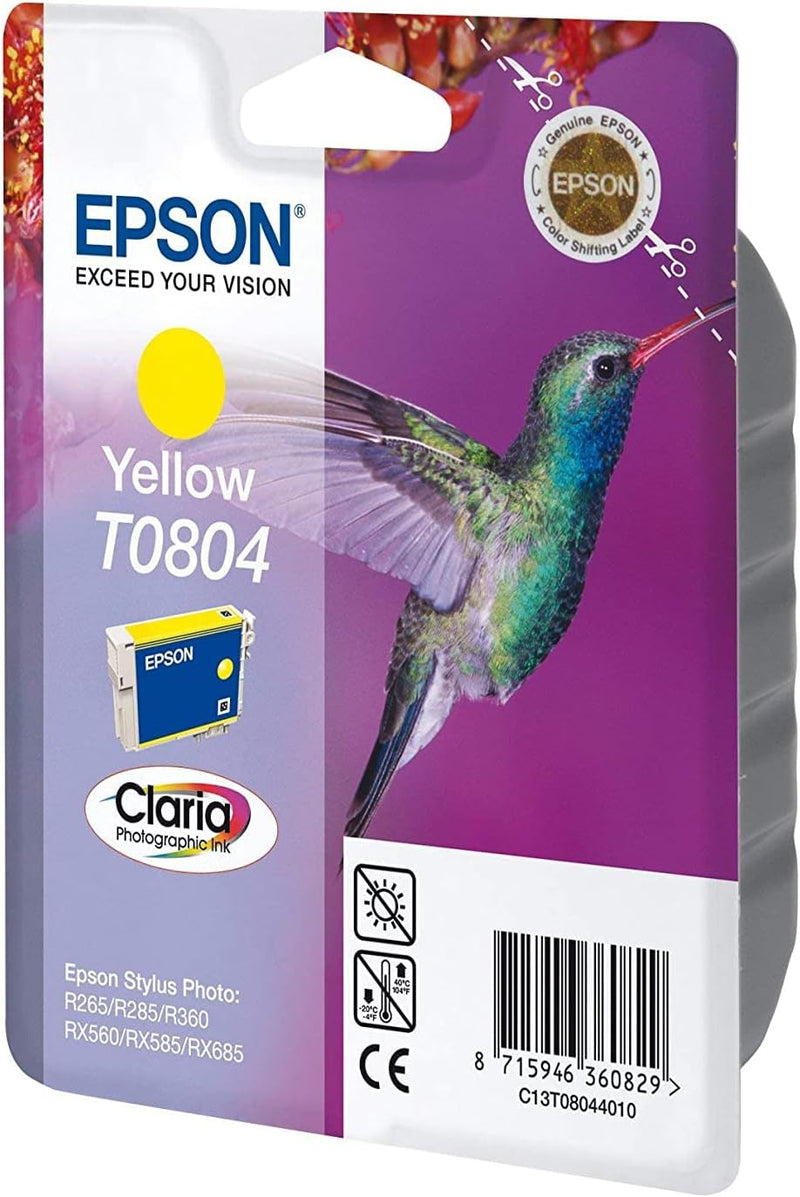 Cartuccia Originale Epson T0804 Giallo