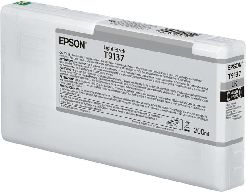 Cartuccia Originale Epson T9137 Nero Chiaro