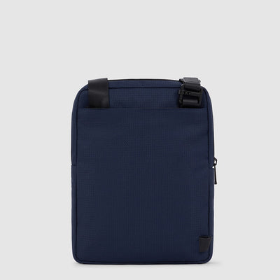 Borsello da Uomo Piquadro Wollen in Tessuto Gommato Porta iPad® Blu