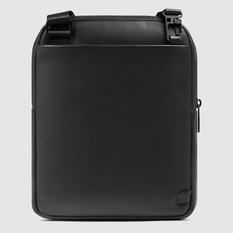 Borsello da Uomo Piquadro Russel in Pelle con Porta iPad® 11" Nero