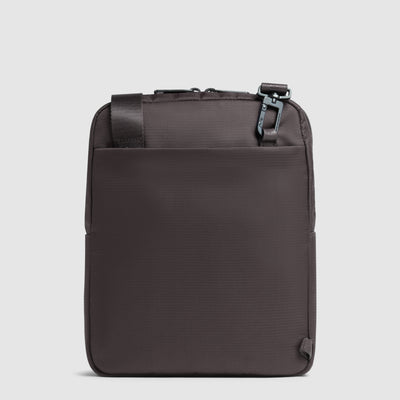 Borsello Piquadro Marcel in Pelle e Tessuto con Porta iPad® 11" Testa di Moro