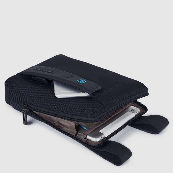 Borsello da Uomo Piccolo Piquadro Organizzato con Porta Ipad®mini Blu