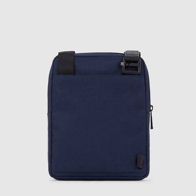 Borsello da Uomo Piquadro Wollen in Tessuto Gommato Porta iPad®Mini Blu