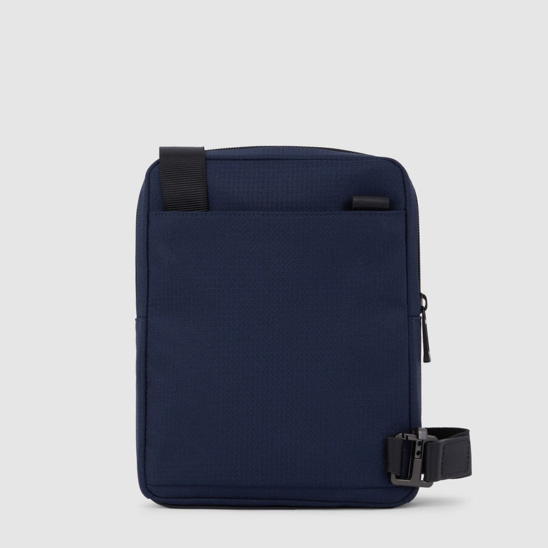 Borsello da Uomo Piquadro Wollen in Tessuto Gommato Porta iPad®Mini Blu