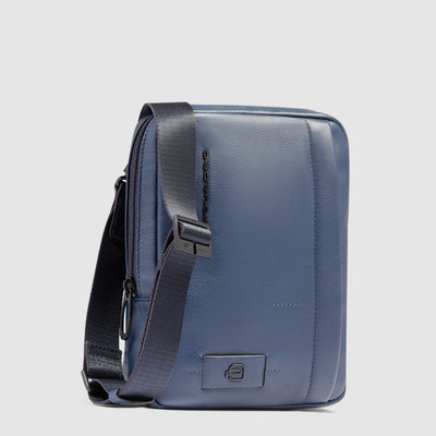 Borsello da Uomo Piquadro Russel in Porta con Porta iPad®mini Blu