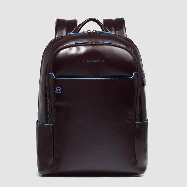 Zainetto Piquadro Blue Square in Pelle con Porta PC 14,&