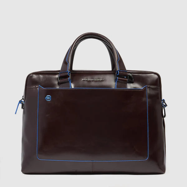 Cartella Piquadro Blue Square in Pelle con Porta PC 14&
