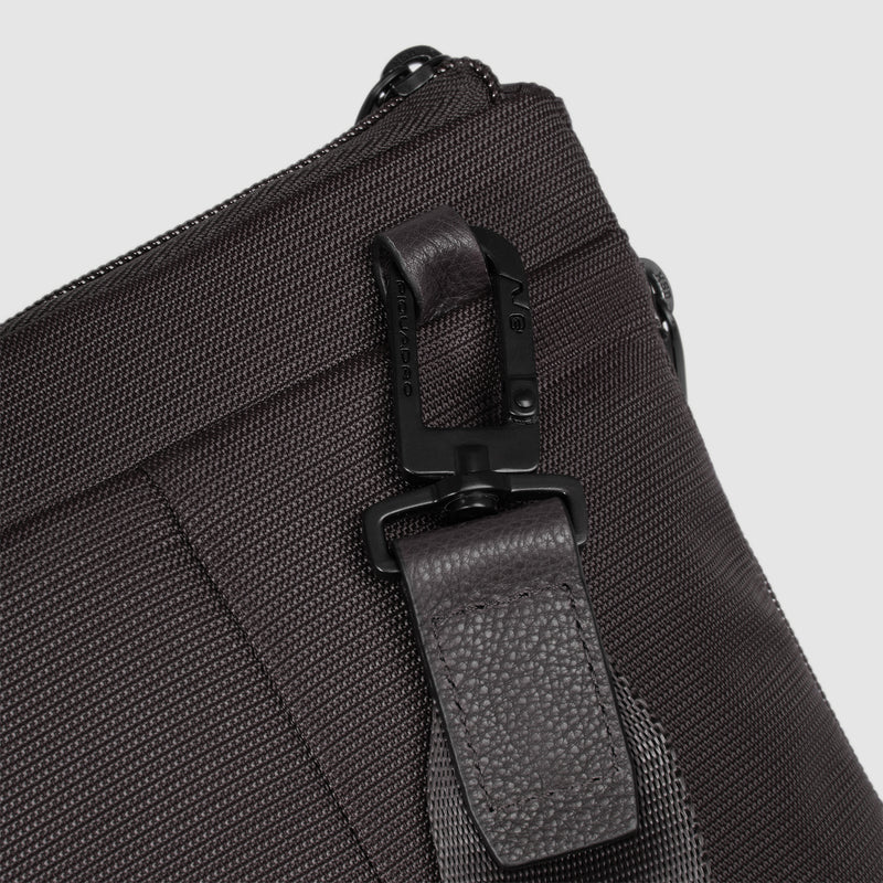 Cartella Briefcase Espandibile Piquadro Marcel in Pelle e Tessuto con Porta PC Porta PC 14&