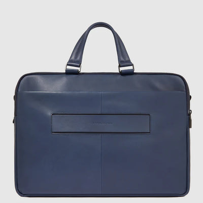 Borsa in Pelle Piquadro Liko Porta PC 15,6'' e iPad®Pro 12,9'' Blu