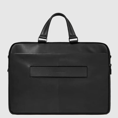 Borsa in Pelle Piquadro Liko Porta PC 15,6'' e iPad®Pro 12,9'' Nero