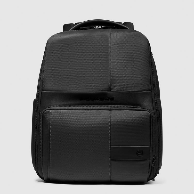 Zaino Piquadro Wollem in Pelle e Tessuto con Porta PC 14&