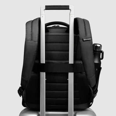 Zaino Piquadro Wollem in Pelle e Tessuto con Porta PC 14'' e iPad® 11'' Nero