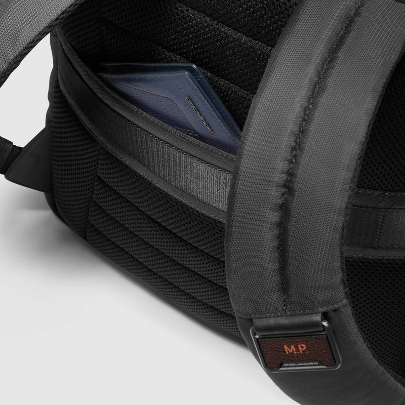 Zaino Piquadro Wollem in Pelle e Tessuto con Porta PC 14&